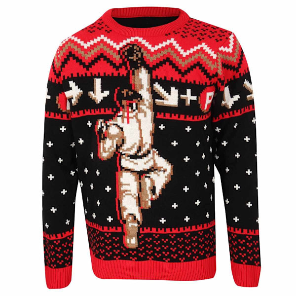 Street Fighter Unisex Vuxen Ryu Stickad Tröja M Flerfärgad Multicoloured M