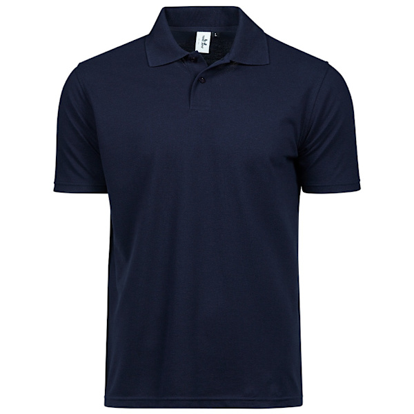 Tee Jays Power Pique ekologisk pikétröja 5XL marinblå Navy 5XL