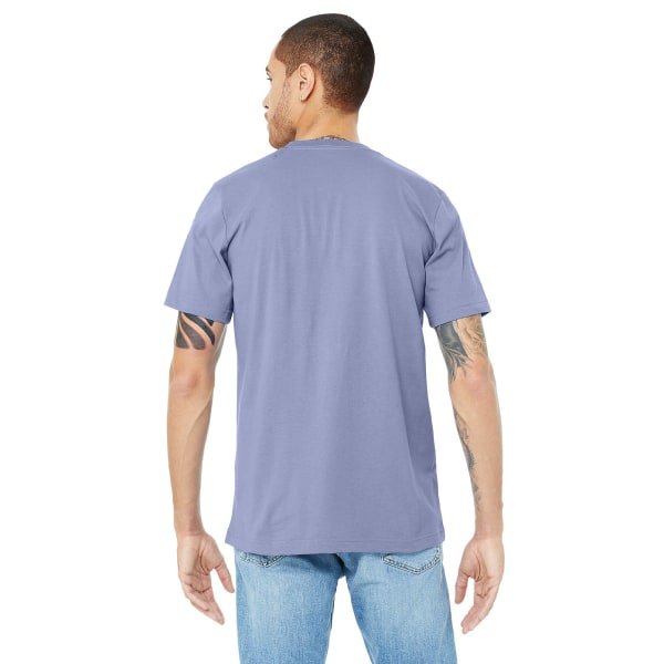 Canvas unisex jersey T-shirt med rund hals / kortärmad herr T-Sh Maroon S