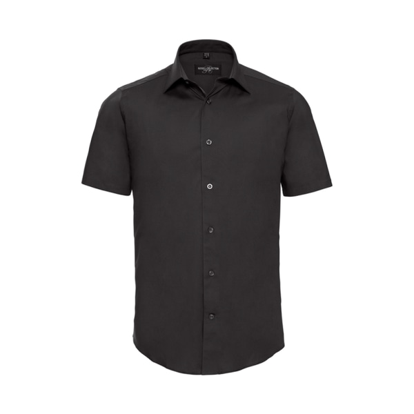 Russell Collection Kortärmad skjorta för män 3XL svart Black 3XL