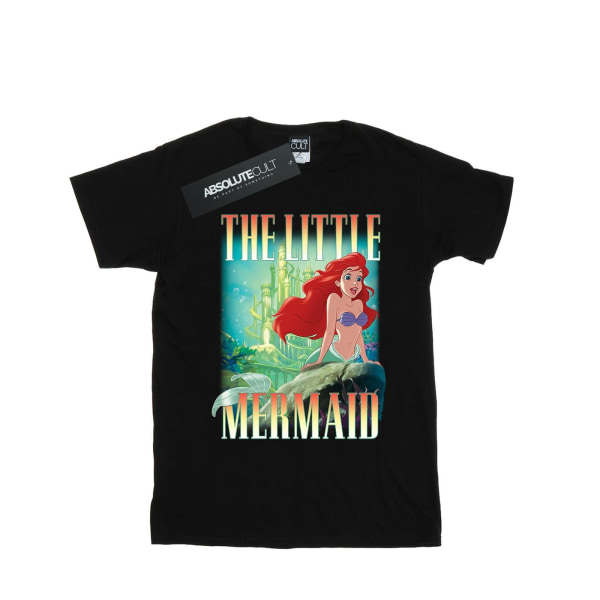 Disney Boys The Little Mermaid Ariel Montage T-shirt 5-6 år Black 5-6 Years