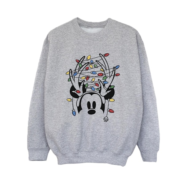 Disney Boys Mickey Mouse Jul Huvudlampor Sweatshirt 3-4 år Sports Grey 3-4 Years
