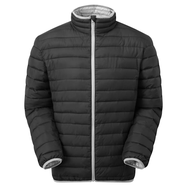 2786 Herr Traverse Vadderad Jacka M Svart/Ljusgrå Black/Light Grey M
