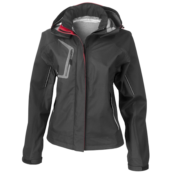 Spiro Womens/Ladies Nero Premium Outdoor Sports Jacket (Vattentät & Andningsbar) Black XL