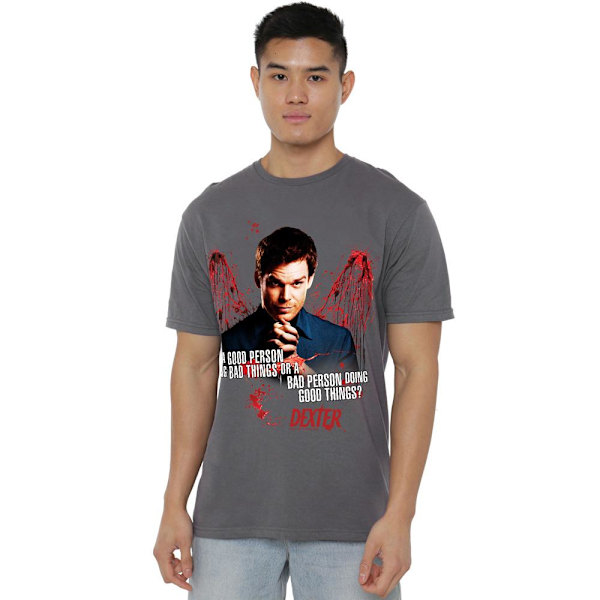 Dexter Herr Good Bad T-Shirt L Kolgrå Charcoal L