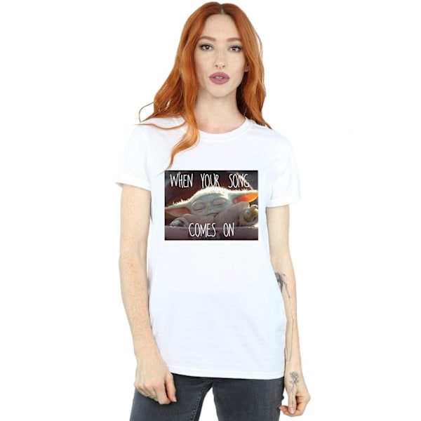 Star Wars Dam/Kvinnor The Mandalorian The Child Song Meme Cot White L