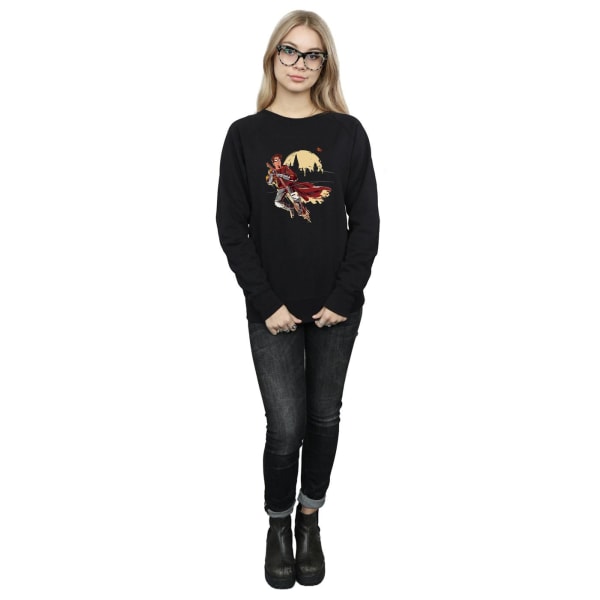Harry Potter Dam/Kvinnor Quidditch Seeeker Sweatshirt XL Svart Black XL