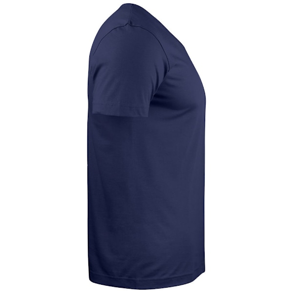 Clique Unisex Vuxen Basic Stickad T-shirt med V-ringning XS Mörk Marinblå Dark Navy XS