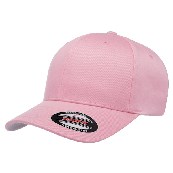 Yupoong Flexfit Fitted Baseball Cap LXL Rosa Pink LXL