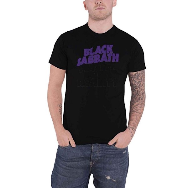 Black Sabbath Unisex Adult Masters Of Reality Album T-Shirt M B Black M