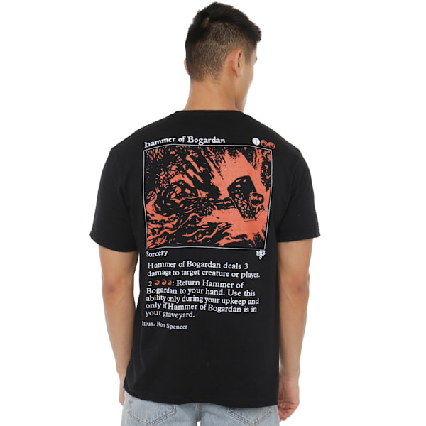 Magic The Gathering Herr Hammer Of Bogarden T-Shirt XL Svart Black XL