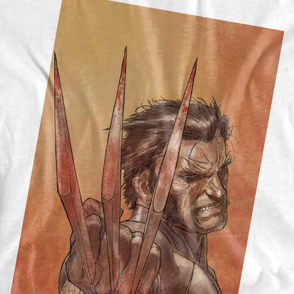 X-Men Dam/Dam Ready Wolverine T-Shirt M Vit White M