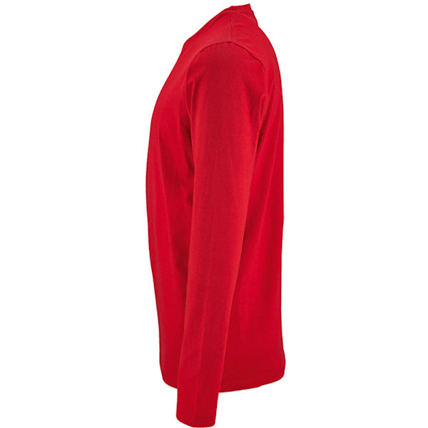 SOLS Imperial Långärmad T-shirt för Män L Röd Red L