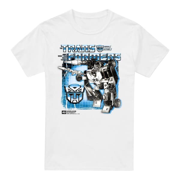 Transformers Herr Mirage Box 40-års T-shirt M Vit White M