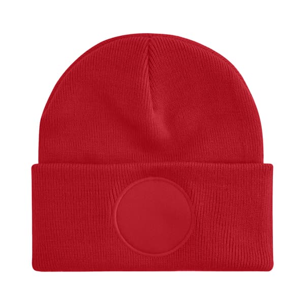Beechfield Unisex Vuxen Patch Beanie One Size Classic Röd Classic Red One Size