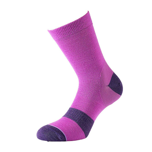 1000 Mile Womens/Ladies Approach Walking Socks S Fuchsia Fuchsia S