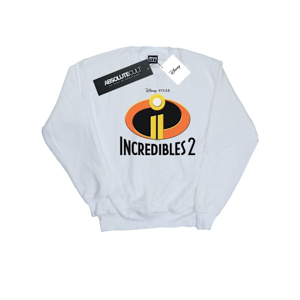 Disney Herr Incredibles 2 Emblem Logo Sweatshirt XL Vit White XL