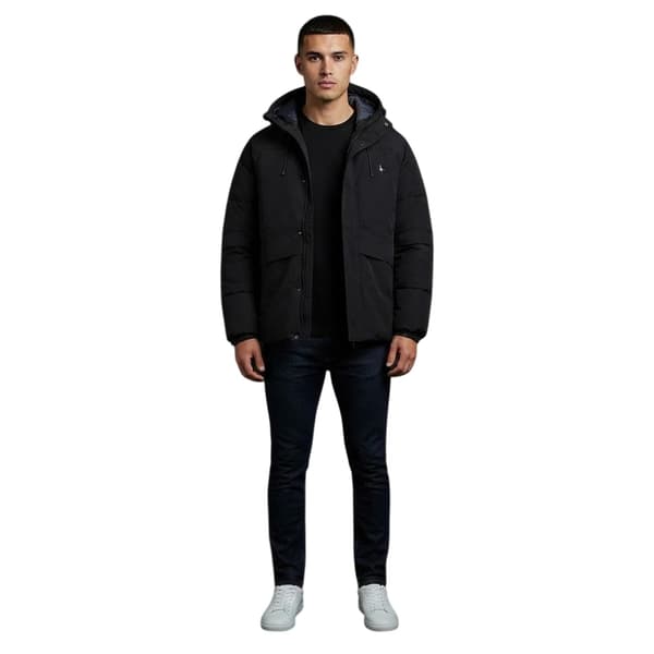 Jack Wills Salcombe Pufferjacka för män L Svart Black L