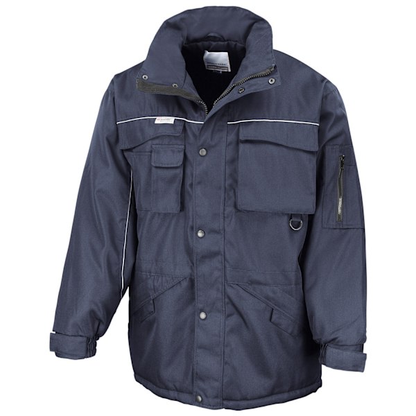 WORK-GUARD By Result Herr tungt vattenavvisande arbetsjacka Navy 3XL