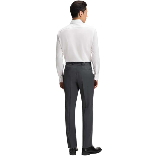 Boss Herr Lenon Platta Byxor 36R Mörkgrå Dark Grey 36R