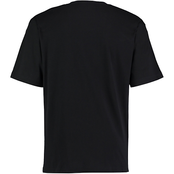Kustom Kit Hunky Superior herr T-shirt med korta ärmar 2XL svart Black 2XL