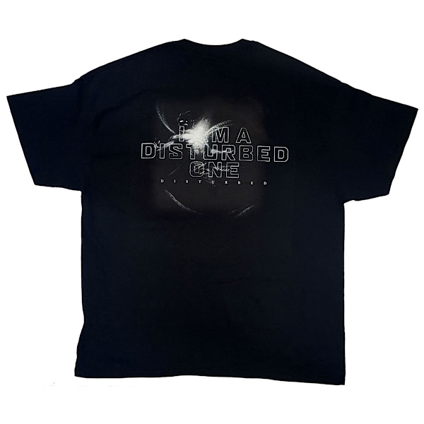 Disturbed Unisex Vuxen I Am A Disturbed One Ryggtryck Bomull T-shirt Black M