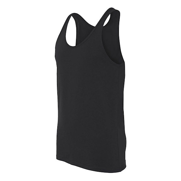 Canvas Vuxen Unisex Jersey Ärmlös Tank Top M Svart Black M