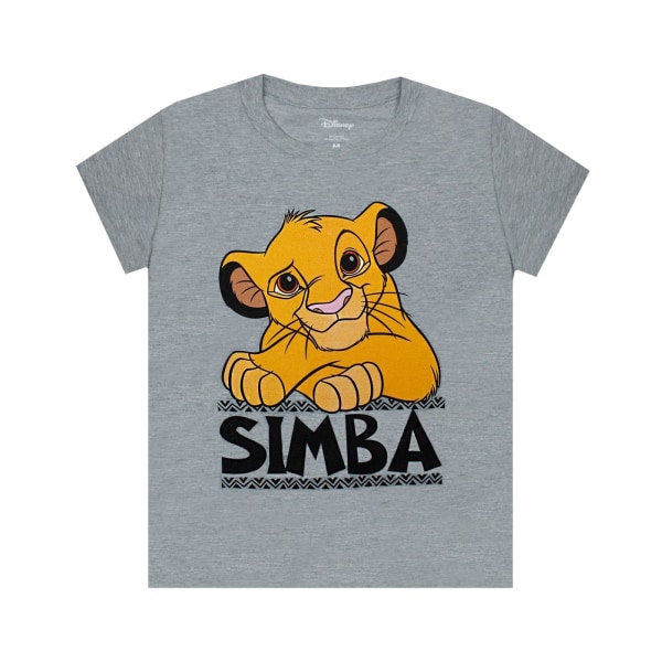 The Lion King Boys Simba kortärmad T-shirt 3-4 år Grå/Y Grey/Yellow 3-4 Years