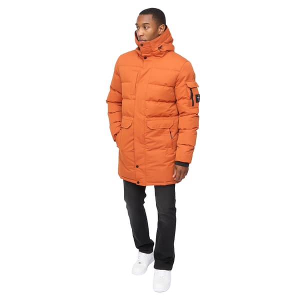 Crosshatch Herr Milwaka Lång Jacka M Bränd Orange Burnt Orange M