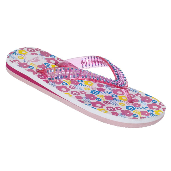 Trespass Eolas Flip Flops för flickor, 12 barn UK, blommigt tryck Floral Print 12 Child UK