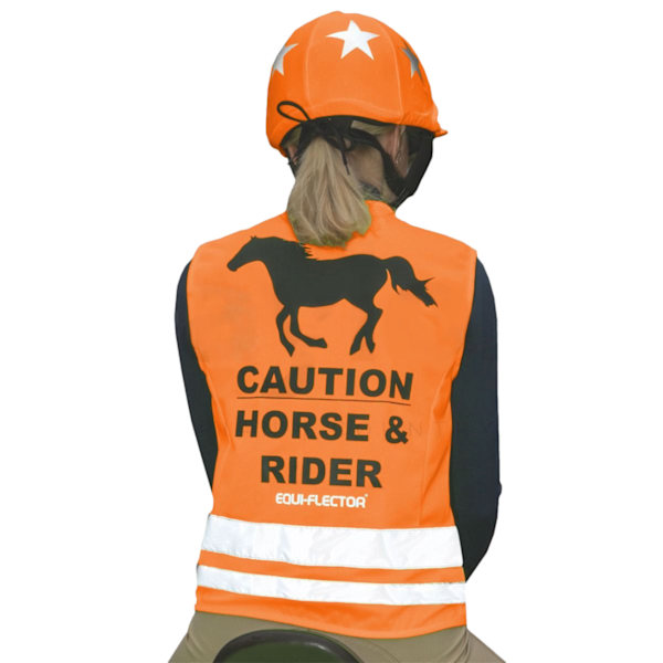 Equi-Flector Unisex Reflexväst för Vuxna XS Orange Orange XS