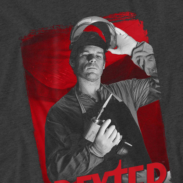 Dexter Unisex Vuxen See Saw T-Shirt XXL Kolgrå Charcoal XXL