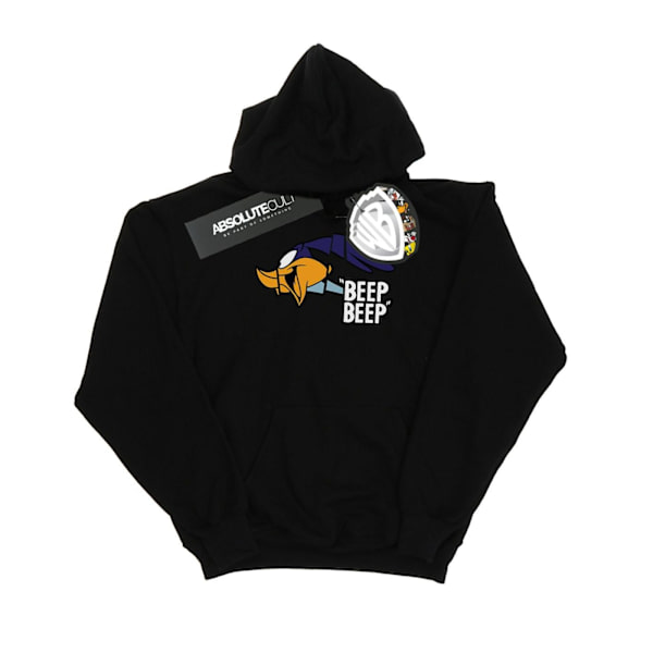 Looney Tunes Mens Road Runner Beep Beep Hoodie L Svart Black L