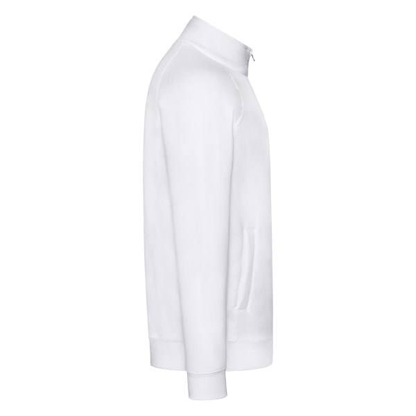 Fruit Of The Loom Premium 70/30 Full Zip Sweatshirt Jacka för Herr White M