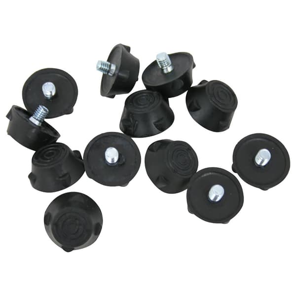 Precision Ultra Flat Gummifotbollsdobbar (12-pack) One Size Black One Size