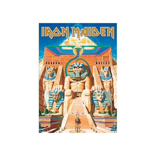 Iron Maiden Powerslave Postcard One Size Blå/Beige Blue/Beige One Size