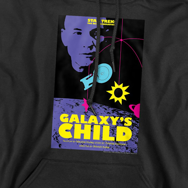 Star Trek Herr The Next Generation Säsong 4 Avsnitt 16 Hoodie M Black M