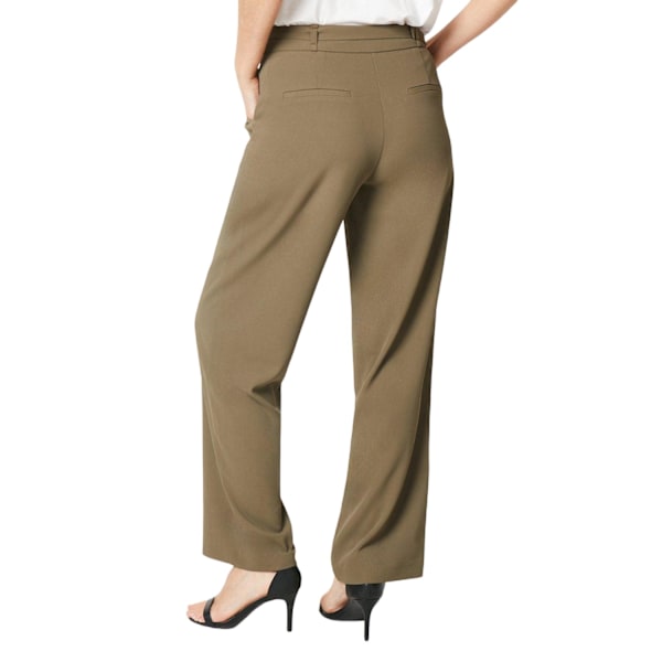 Principles Dam/Damer Integrerad Bälte Vida Benbyxor 12 U Khaki 12 UK