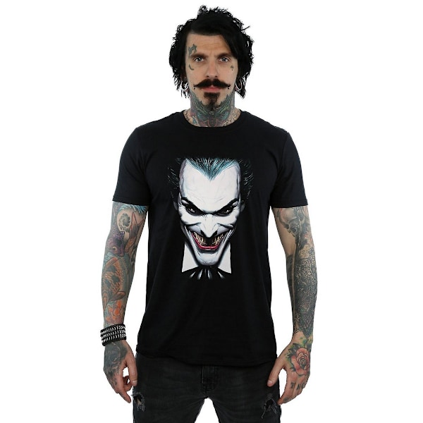 The Joker Mens Alex Ross Bomull T-Shirt L Svart Black L