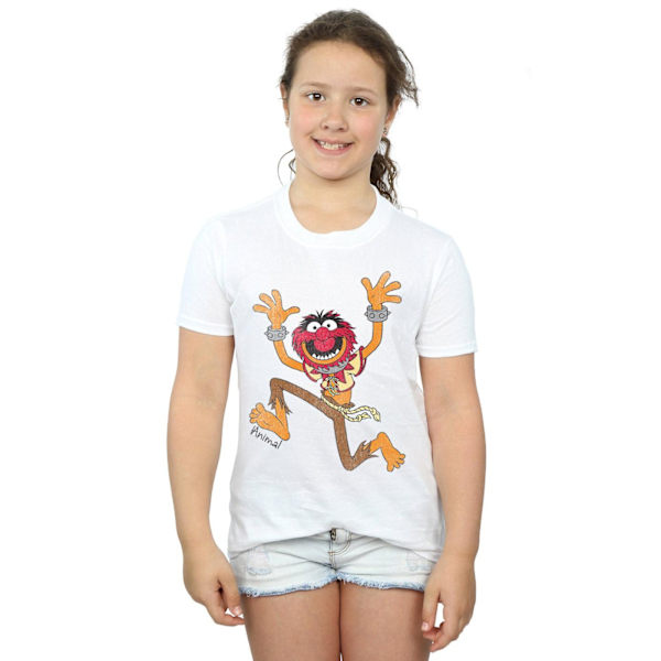 The Muppets Girls Classic Animal T-Shirt 7-8 år Vit White 7-8 Years