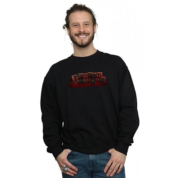 A Nightmare On Elm Street Herr Freddy Blocks Sweatshirt 5XL Svart Black 5XL