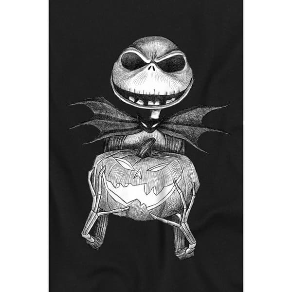 The Nightmare Before Christmas Dam/Dam Jack Pumpa Skiss Black S