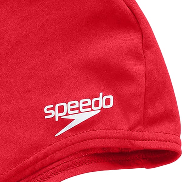 Speedo Unisex Vuxen Polyester Badmössa En Storlek Röd Red One Size