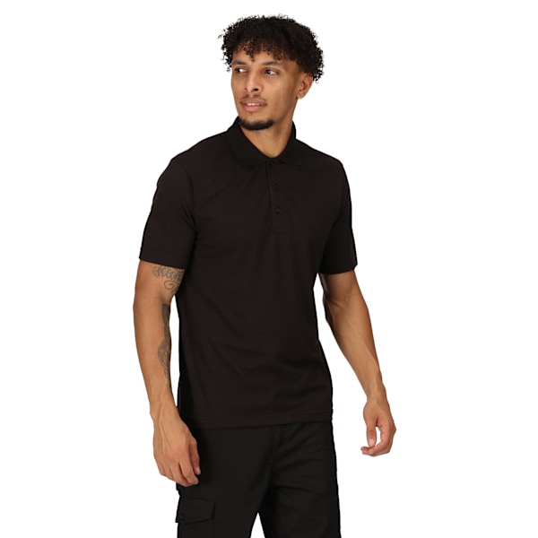 Regatta Professional Herr Kortärmad Pikétröja XL Svart Black XL