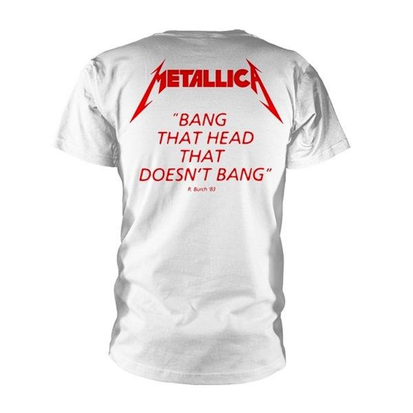 Metallica Unisex Adult Kill Em All T-Shirt M Vit White M