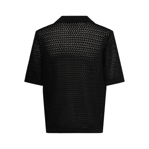 Only Herr Stickad Kortärmad Pikétröja M Svart Black M