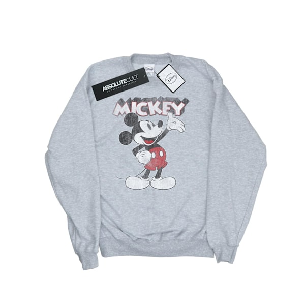 Disney Boys Mickey Mouse Presents Sweatshirt 5-6 år Sports G Sports Grey 5-6 Years