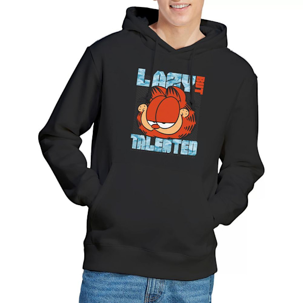 Garfield Herr Lazy But Talented Hoodie M Svart Black M