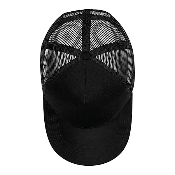 Beechfield Unisex Adult Faux Suede Snapback Trucker Cap One Size Black One Size