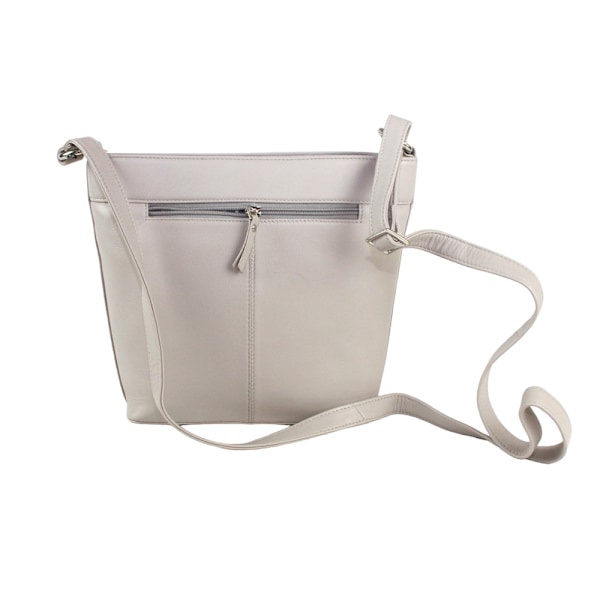 Eastern Counties Leather Caitlin Läder Axelväska One Size Ivory/Red One Size